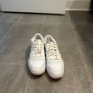 Kids White and Yellow Sneakers